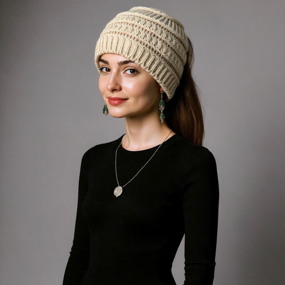 Fleece Ear Warmer Band - Fascia per capelli in maglia, ideale
