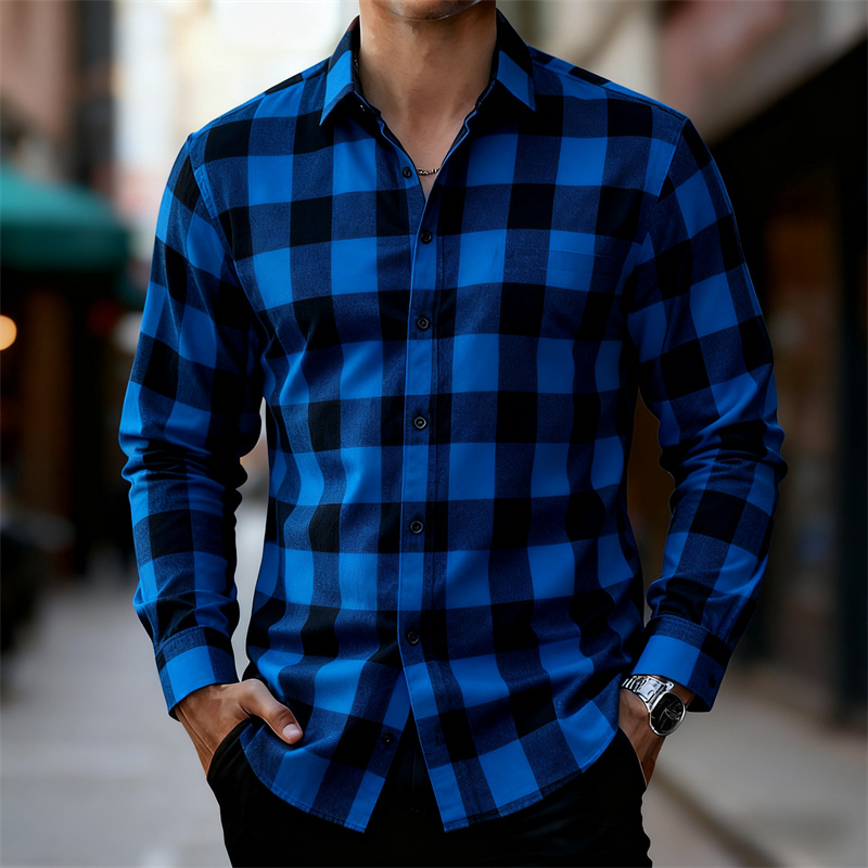 Camicia Classica da Uomo a Qua - Flannel Shirt Lined recensione e prezzo
