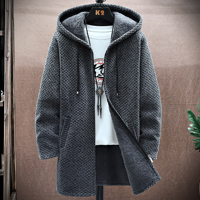 Cardigan da uomo Cappotto lung - Wool Coat Peacoat recensione e prezzo